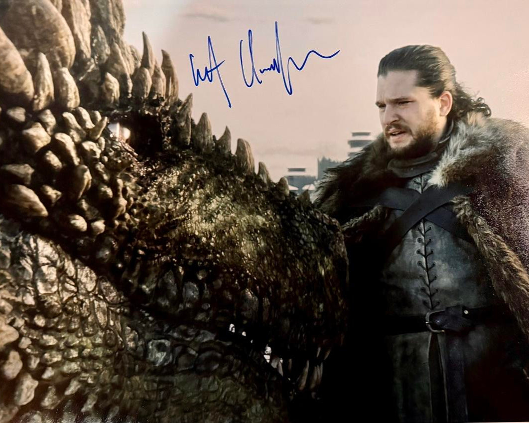 Kit Harington Signed 11x14 Photo (Game Of Thrones) - Beckett COA